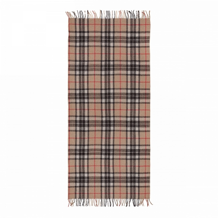 Highland Wool Blend Tartan Knee Thomson Camel